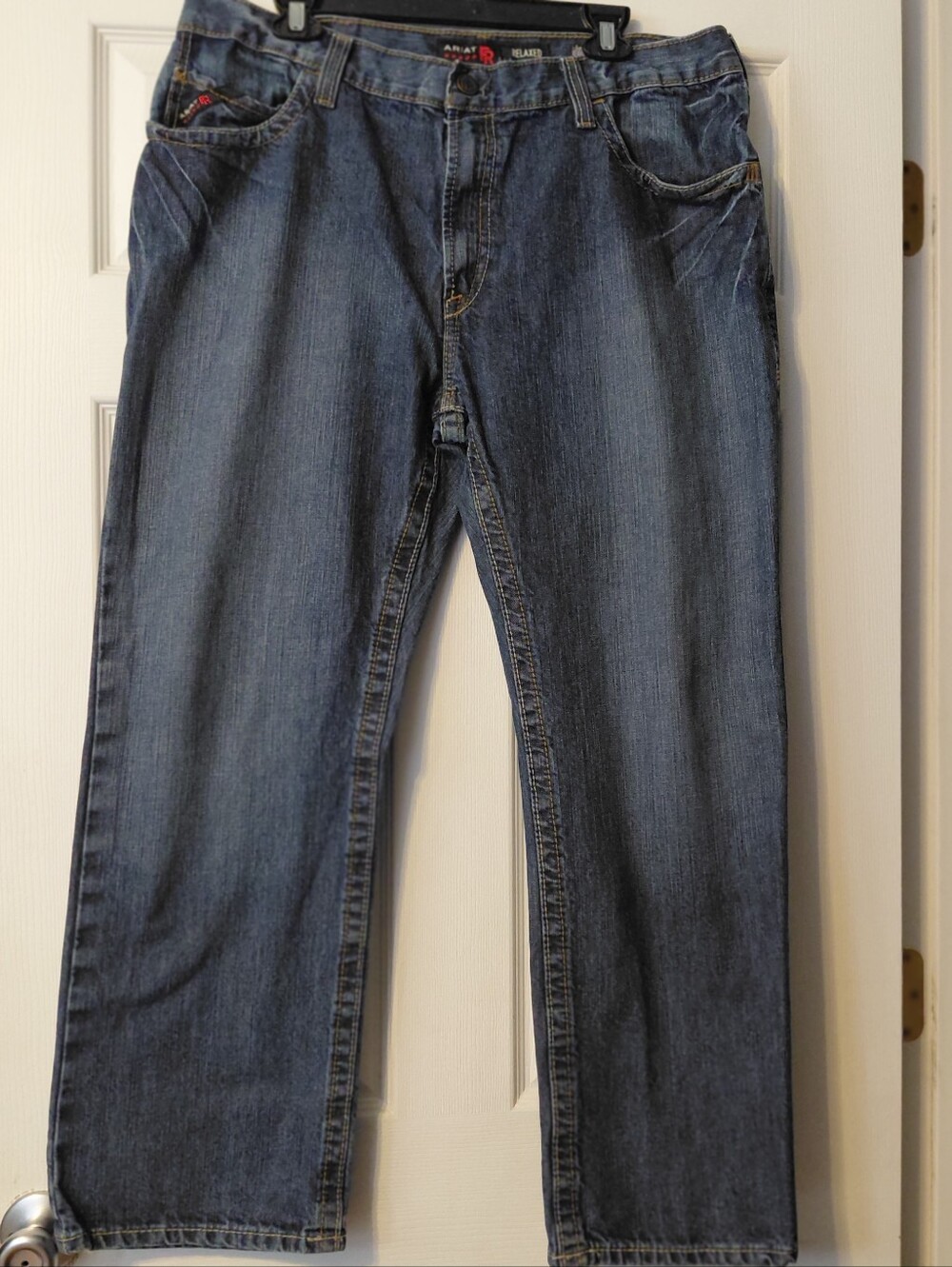 Ariat M4 FR Relaxed Boot Jeans Size 38 X 29 Medium Wash